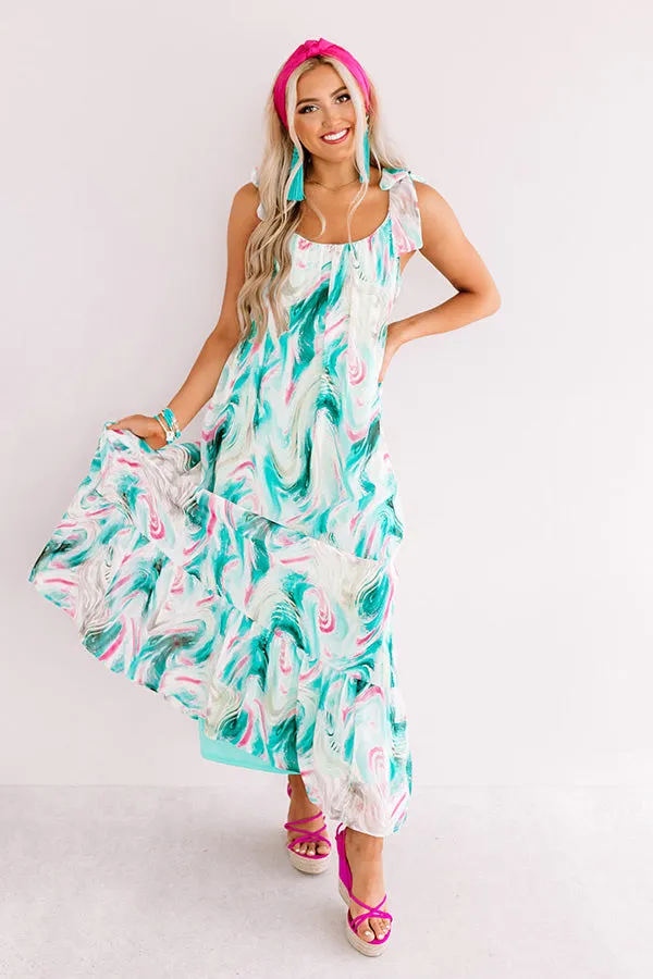 Dreamy Babe Maxi In Green