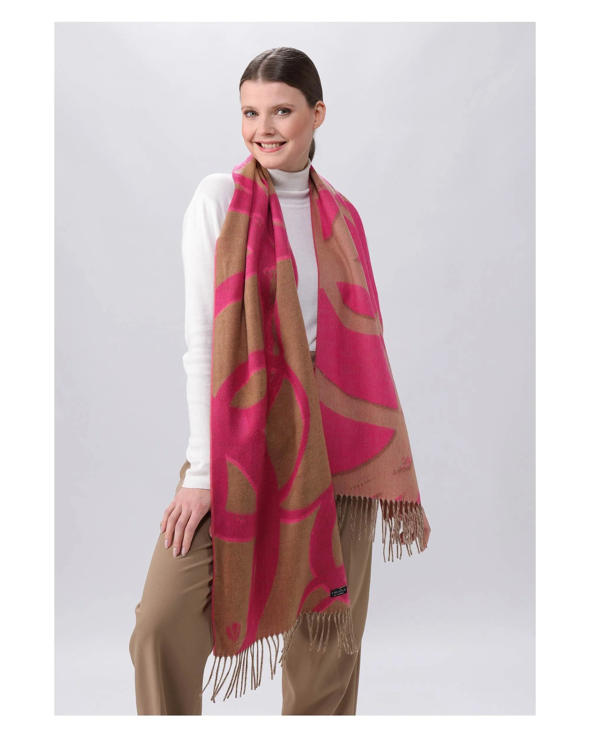 Early Bloom Scarf - Diva Pink