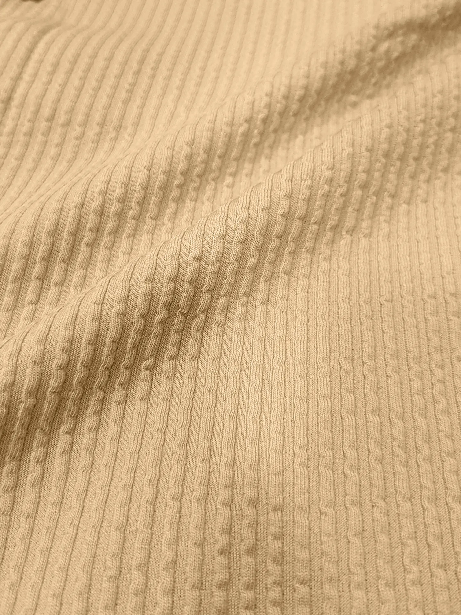 Elliot Knit Beige Lycra Shirt