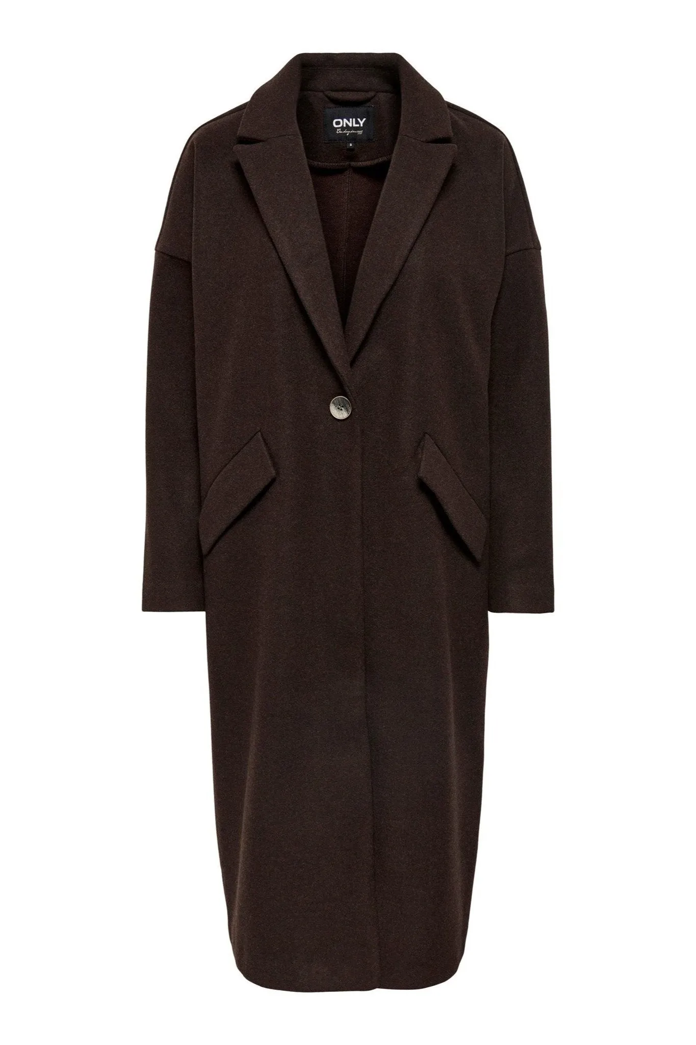 Emma Long Coat - Hot Fudge