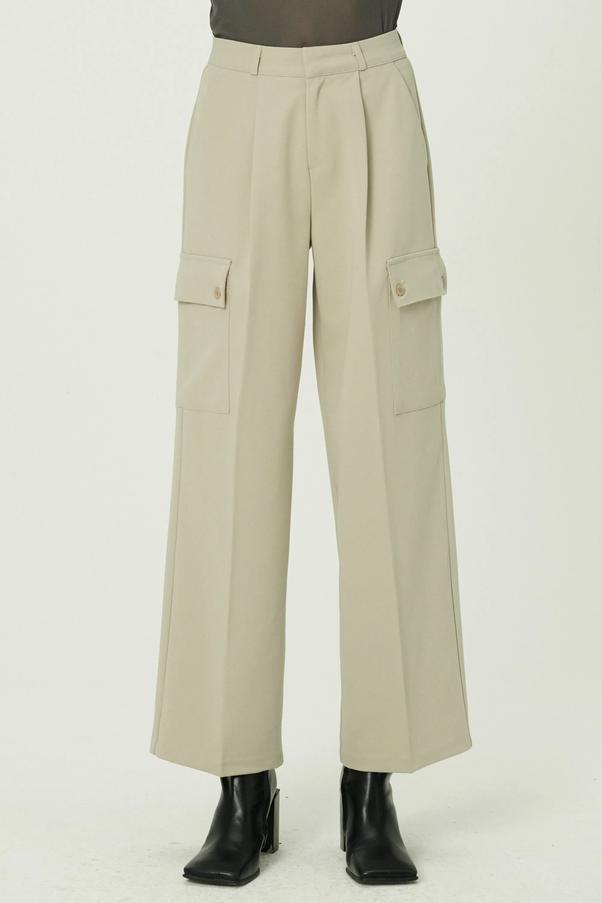 Emma Wide Leg Cargo Pants