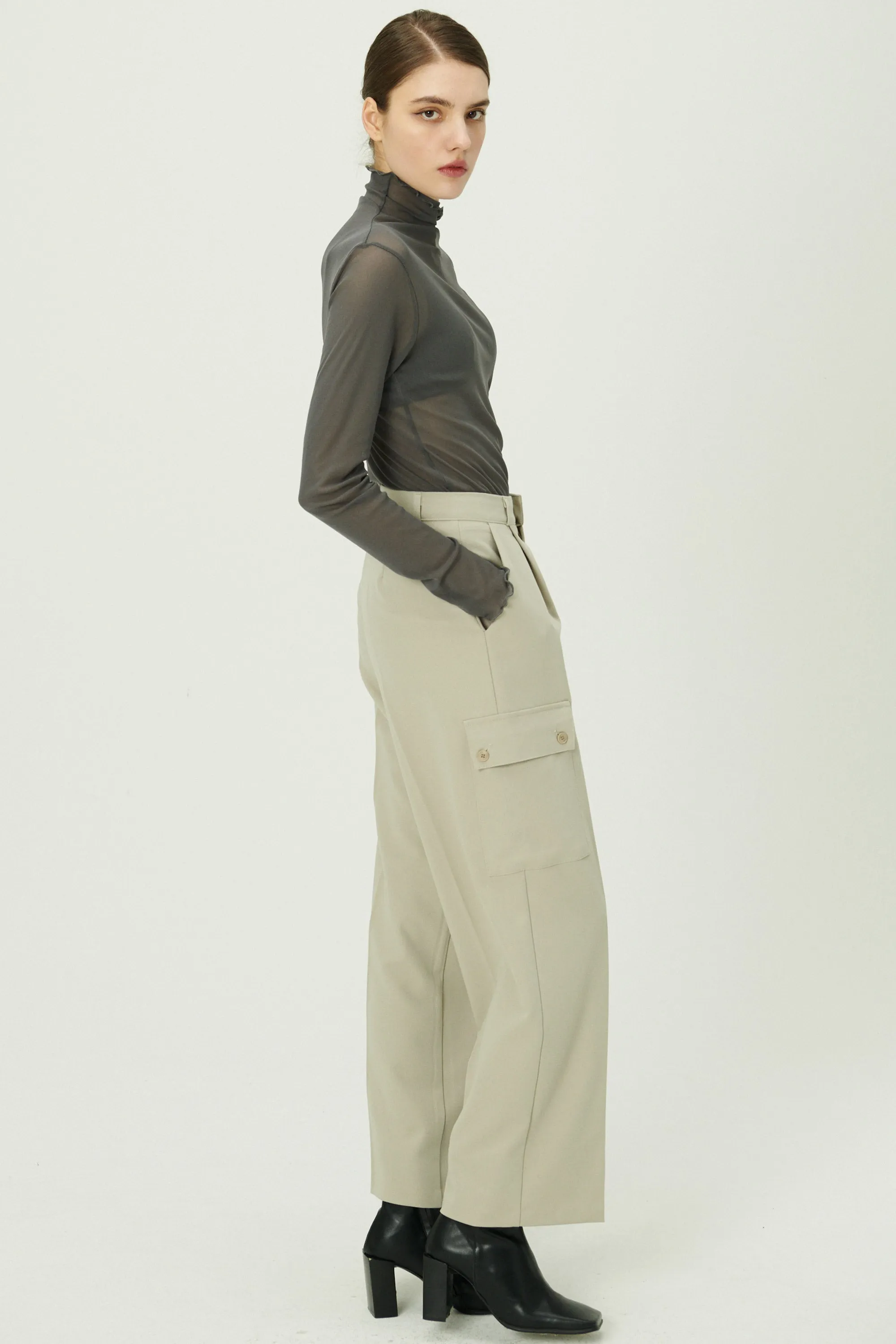 Emma Wide Leg Cargo Pants