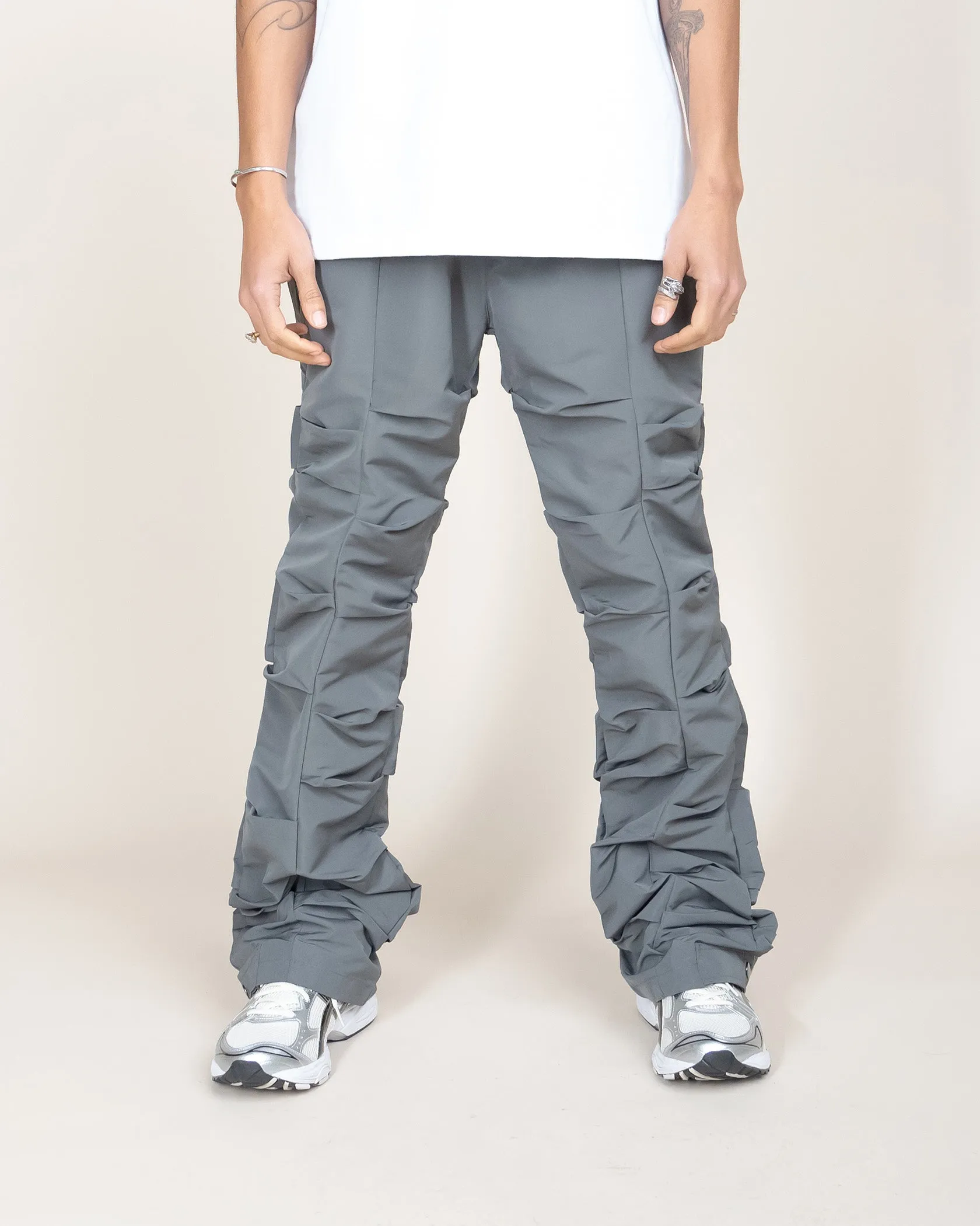 EPTM TEKNO FLARE PANTS-GREY