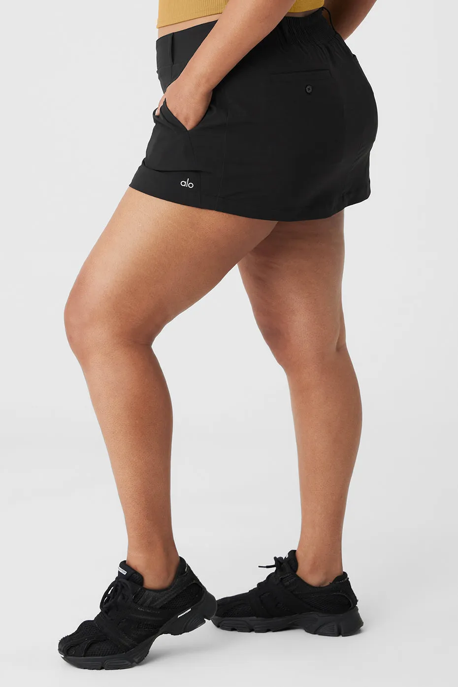 Fan Club Mini Skirt - Black