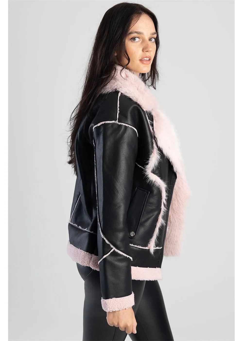 Faux Shearling Jacket