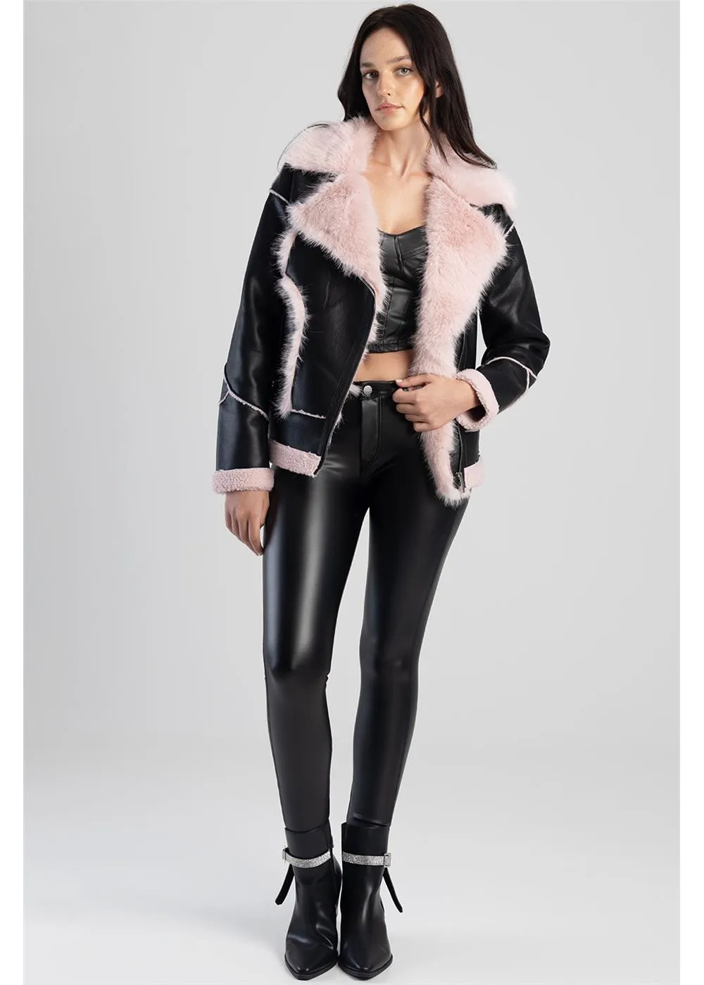 Faux Shearling Jacket