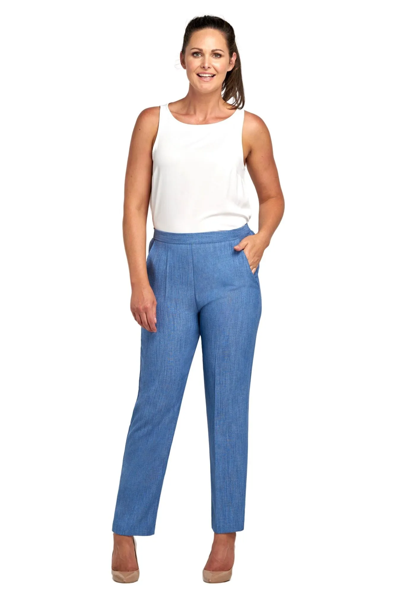 Faye Classic trouser in 27" or 29" leg by Pinns 108Ll