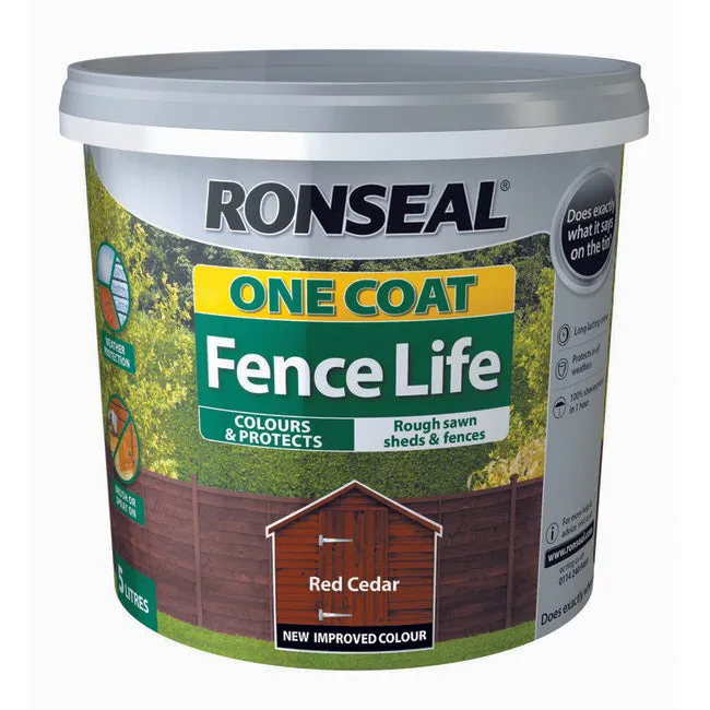 Fence Life 5L Red Cedar