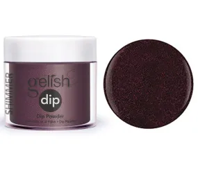 Gelish Professional Dip Powder Seal The Deal - Burgundy with Fuchsia Glitter - 23G