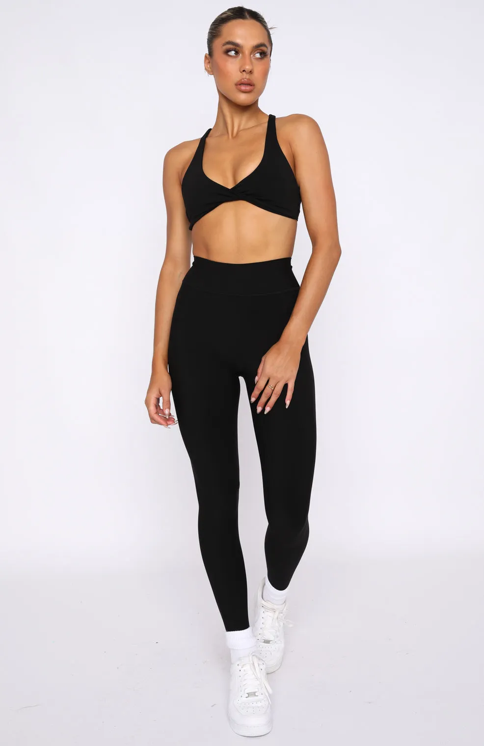 Go Getter High Waisted Leggings Black