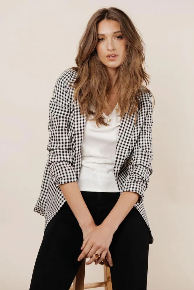 Heather Gingham Blazer