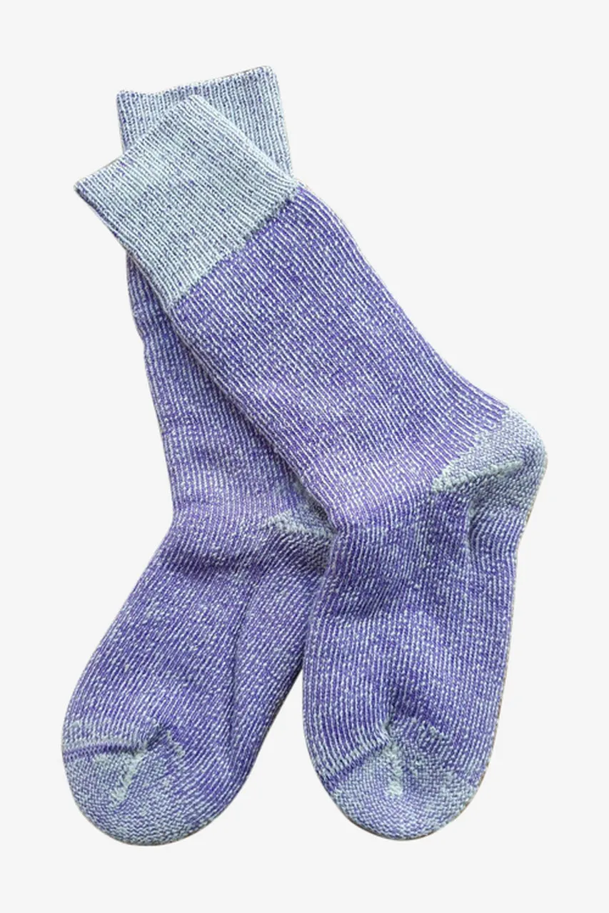 High Country Merino Wool Socks in Purple