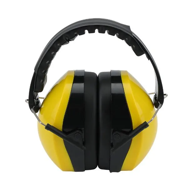 Hipa Hearing Protection Safety Ear Muffs Folding, Padded Head Band Ear Cups, NRR 23DB SNR 26DB fit from kids to adults, Ear Defenders for Mowing Shooting Construction Woodwork