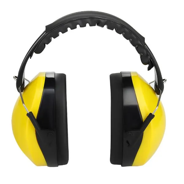 Hipa Hearing Protection Safety Ear Muffs Folding, Padded Head Band Ear Cups, NRR 23DB SNR 26DB fit from kids to adults, Ear Defenders for Mowing Shooting Construction Woodwork