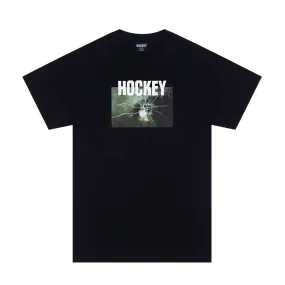 HOCKEY THIN ICE T SHIRT BLACK