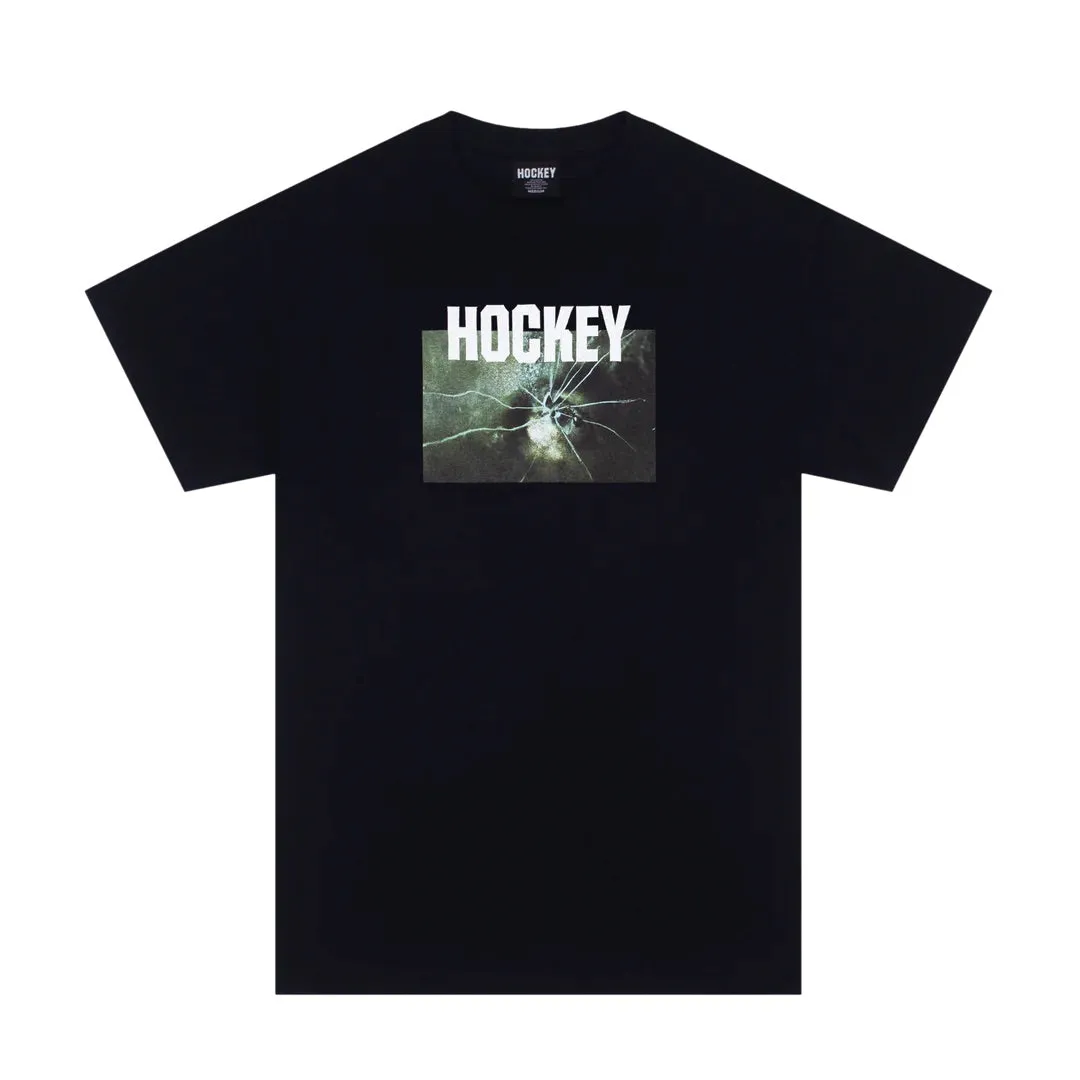 HOCKEY THIN ICE T SHIRT BLACK