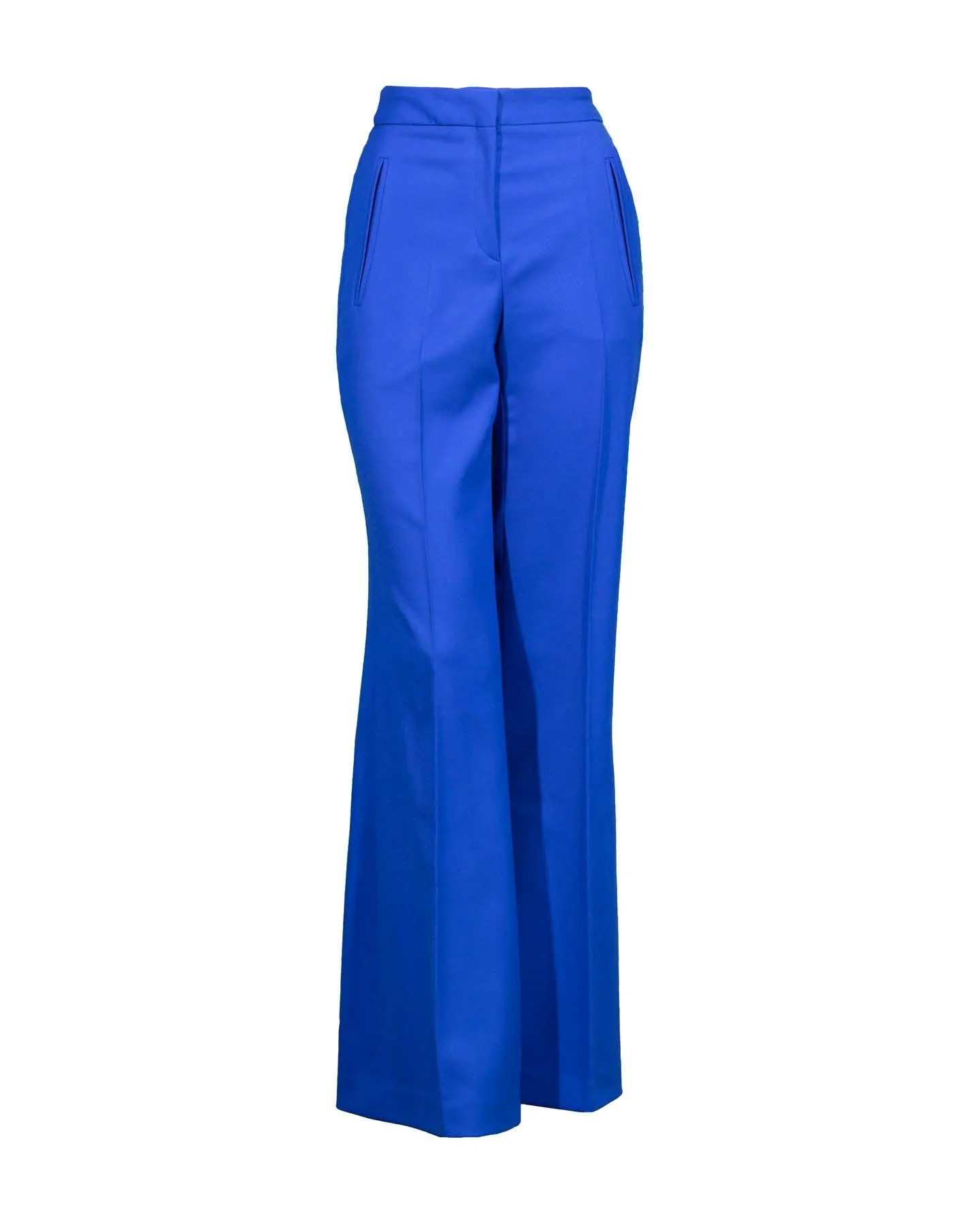 Hugo Talia Long Wool Twill Fit Flared Pants