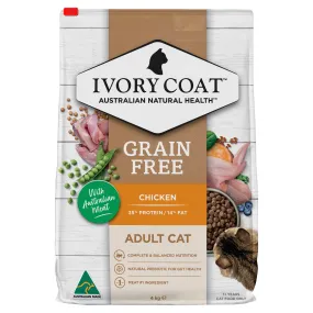 Ivory Coat Grain Free Chicken Adult Cat Dry Food 4kg