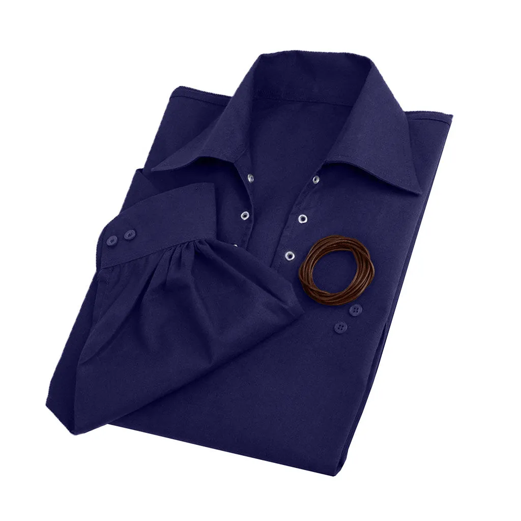 Jacobite Ghillie Shirt Navy Blue