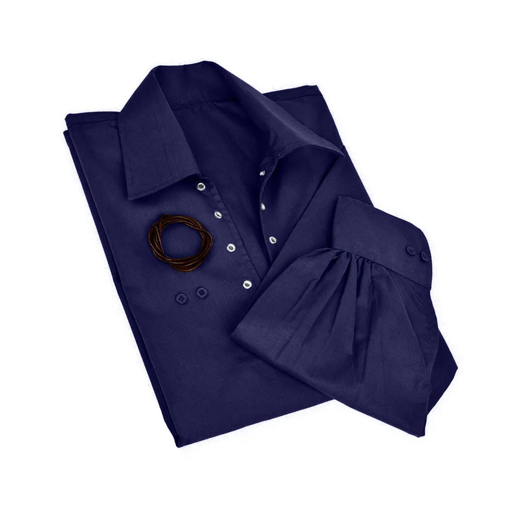 Jacobite Ghillie Shirt Navy Blue