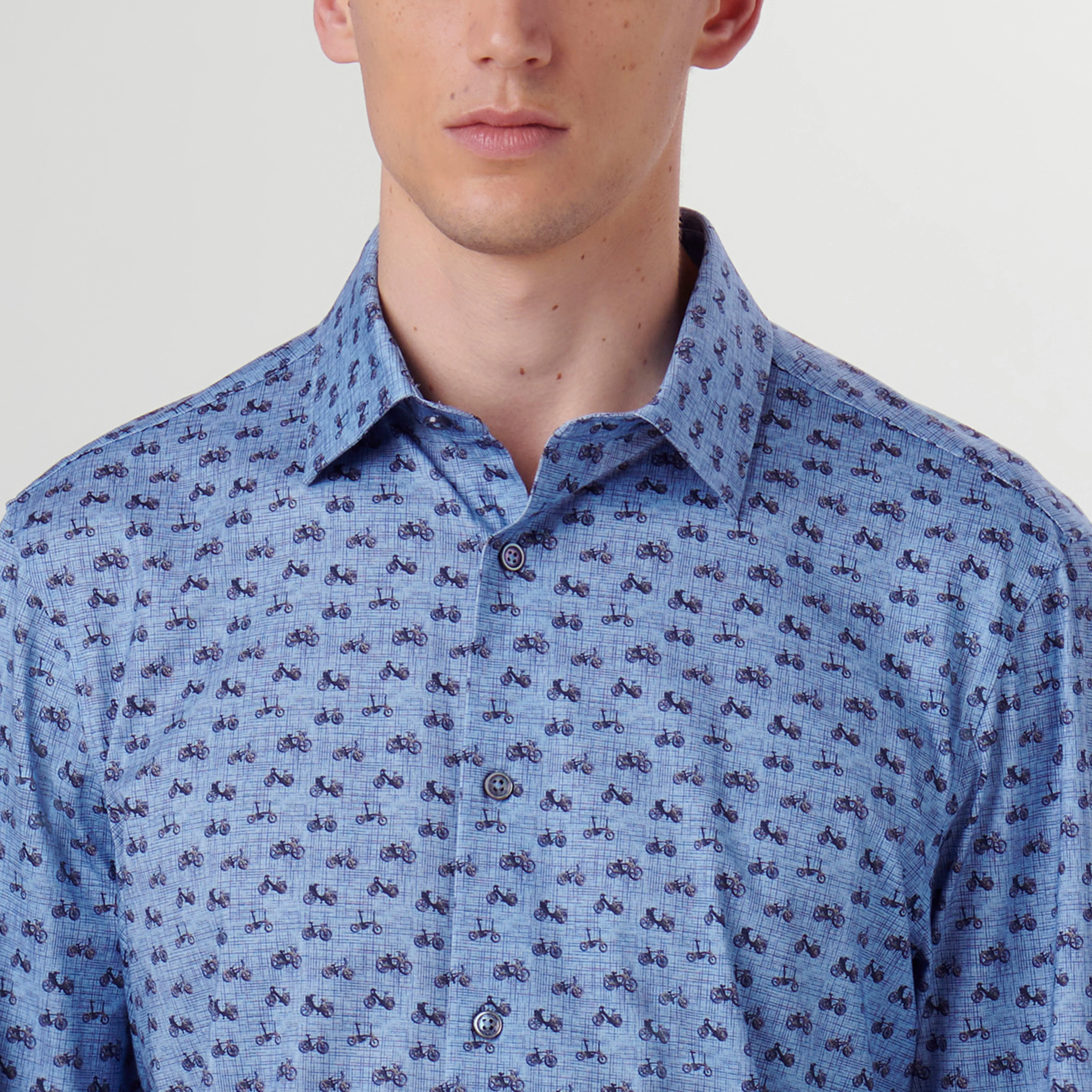 James Bicycles Print OoohCotton Shirt