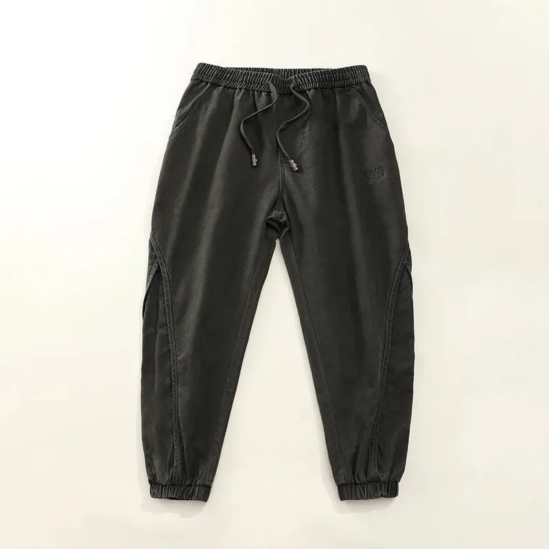 Japanese Streetwear Oversize Cargo Pants Men's Casual Joggers