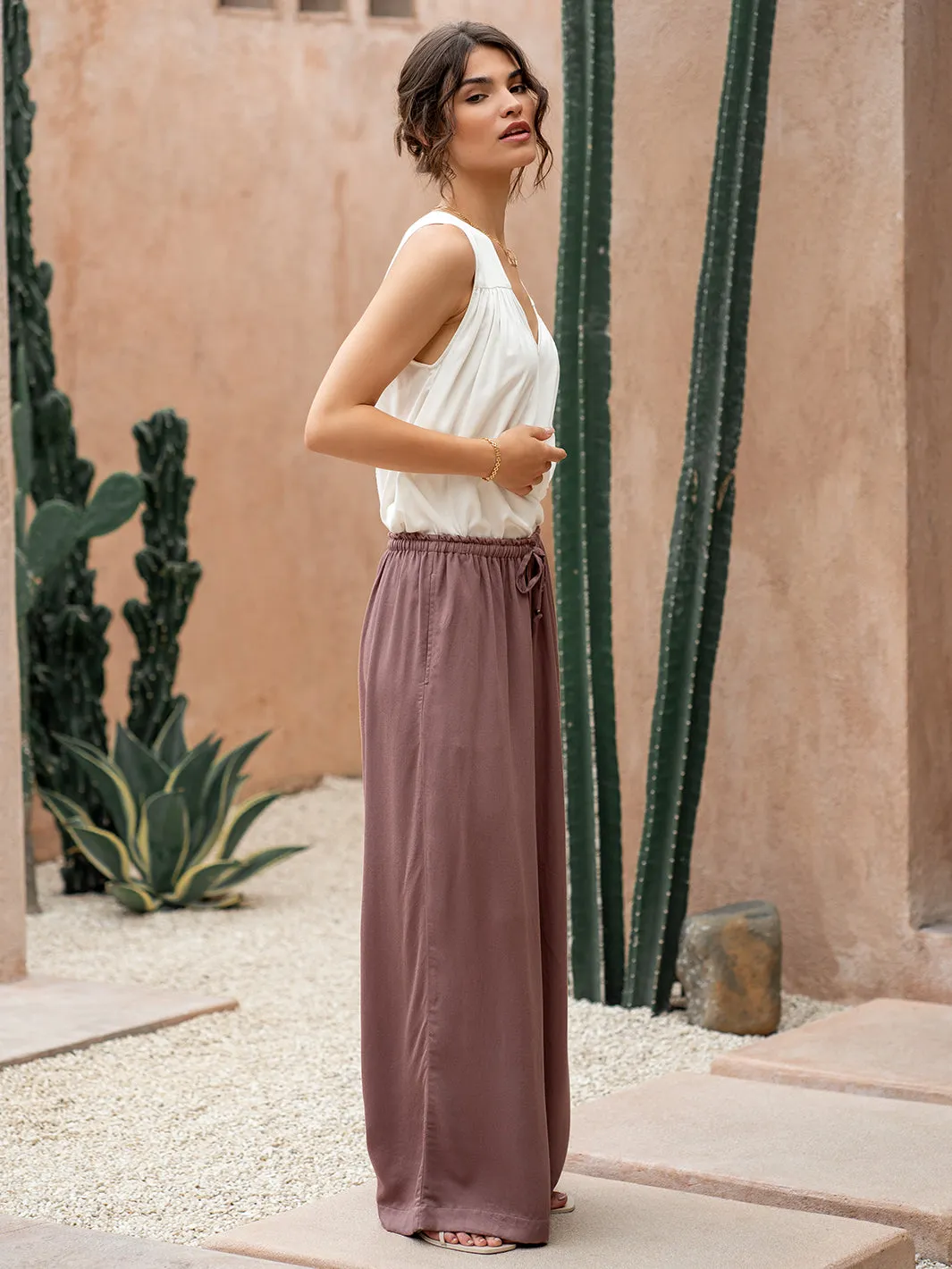 Kasbah Ecovero™ Pants Plum