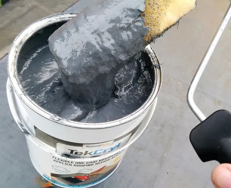 Kovertek TekCryl One Coat Acrylic Roof Repair Coating - Felt Black 20kg