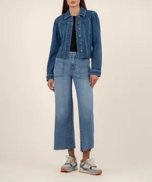 KT Shaya Crop Denim Jacket