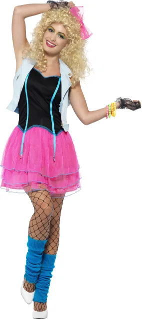 Ladies 80's Wild Child Madonna Celebrity Fancy Dress Costume