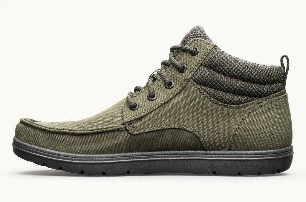 Lems Boulder Mid Boot Unisex UK Sizes - Military Green