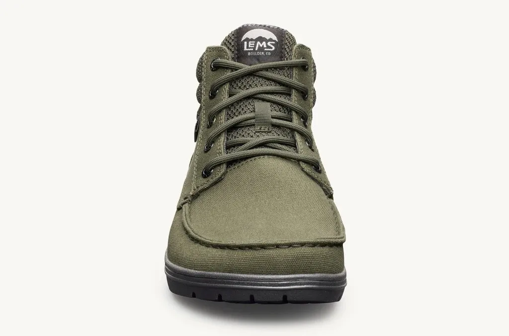 Lems Boulder Mid Boot Unisex UK Sizes - Military Green