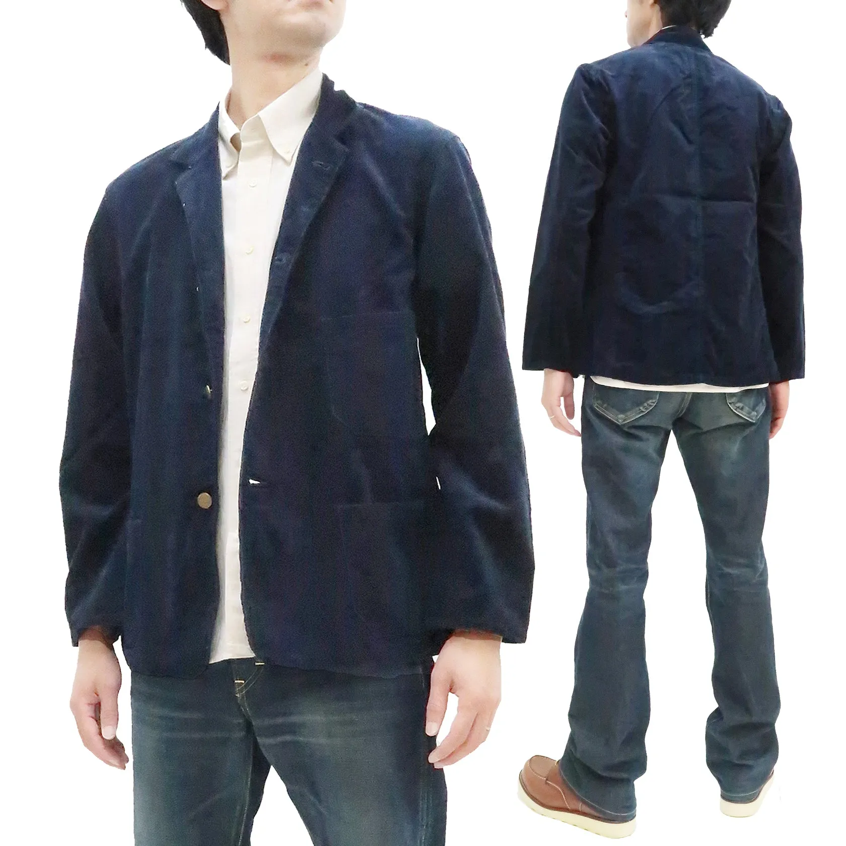 Levi's Sunset Coat 71964 Men's Casual Corduroy Blazer Sack Jacket Levis Levi Strauss 71964-0009 719640009 Navy-Blue