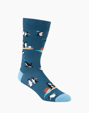 Little Penguins Men's Bamboo Socks