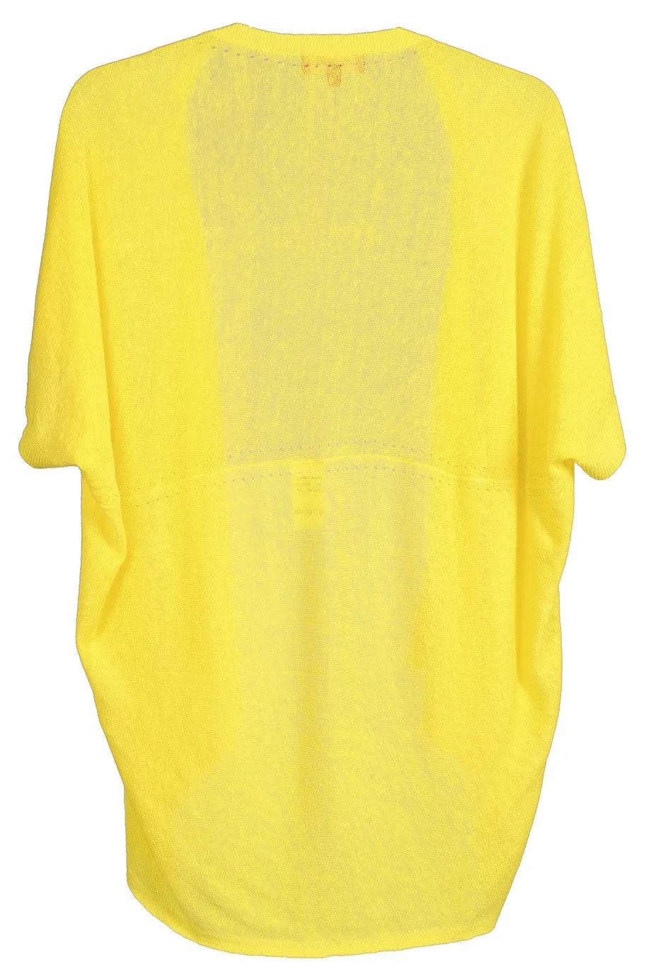 LUANA Yellow Batwing Cardigan