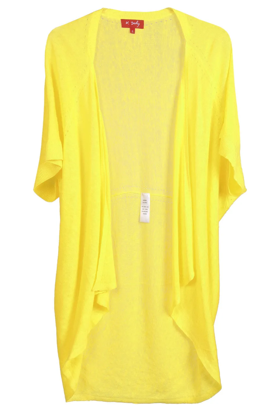 LUANA Yellow Batwing Cardigan