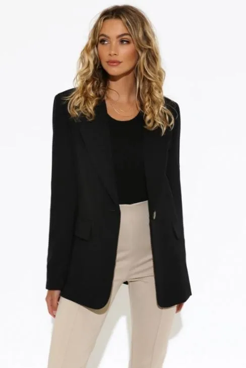 Madison The Label Audrey Blazer - Black