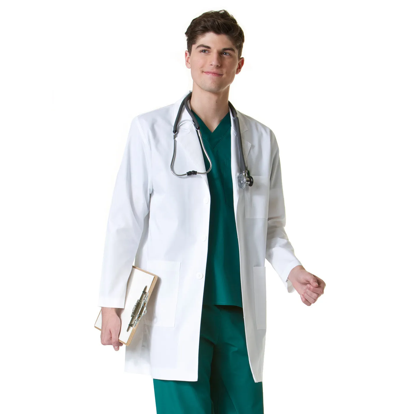 Maevn Unisex 3 Pocket Twill Lab Coat Style - 7551 Sizes XS - 5XL