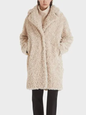 Marc Cain Collections T Natural Teddy Coat TC 11.17 W87 COL 612