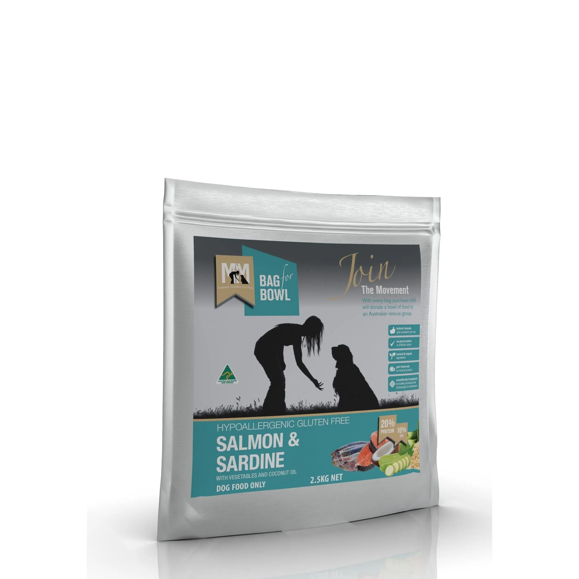 Meals for Mutts Salmon and Sardine Dry Dog Food 2.5kg