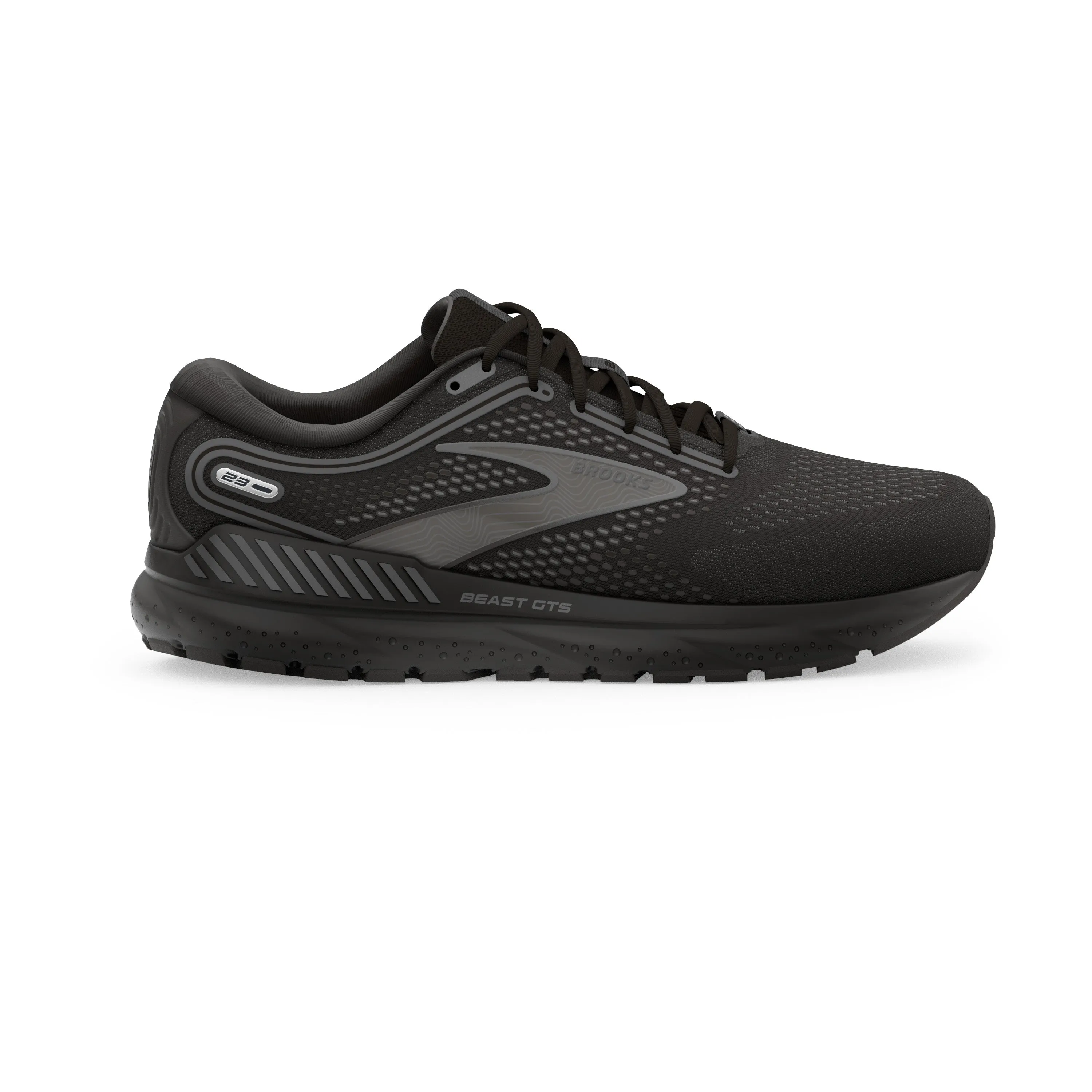 Men's Brooks Beast GTS 23 Color: Black/Gunmetal (EXTRA WIDE WIDTH)