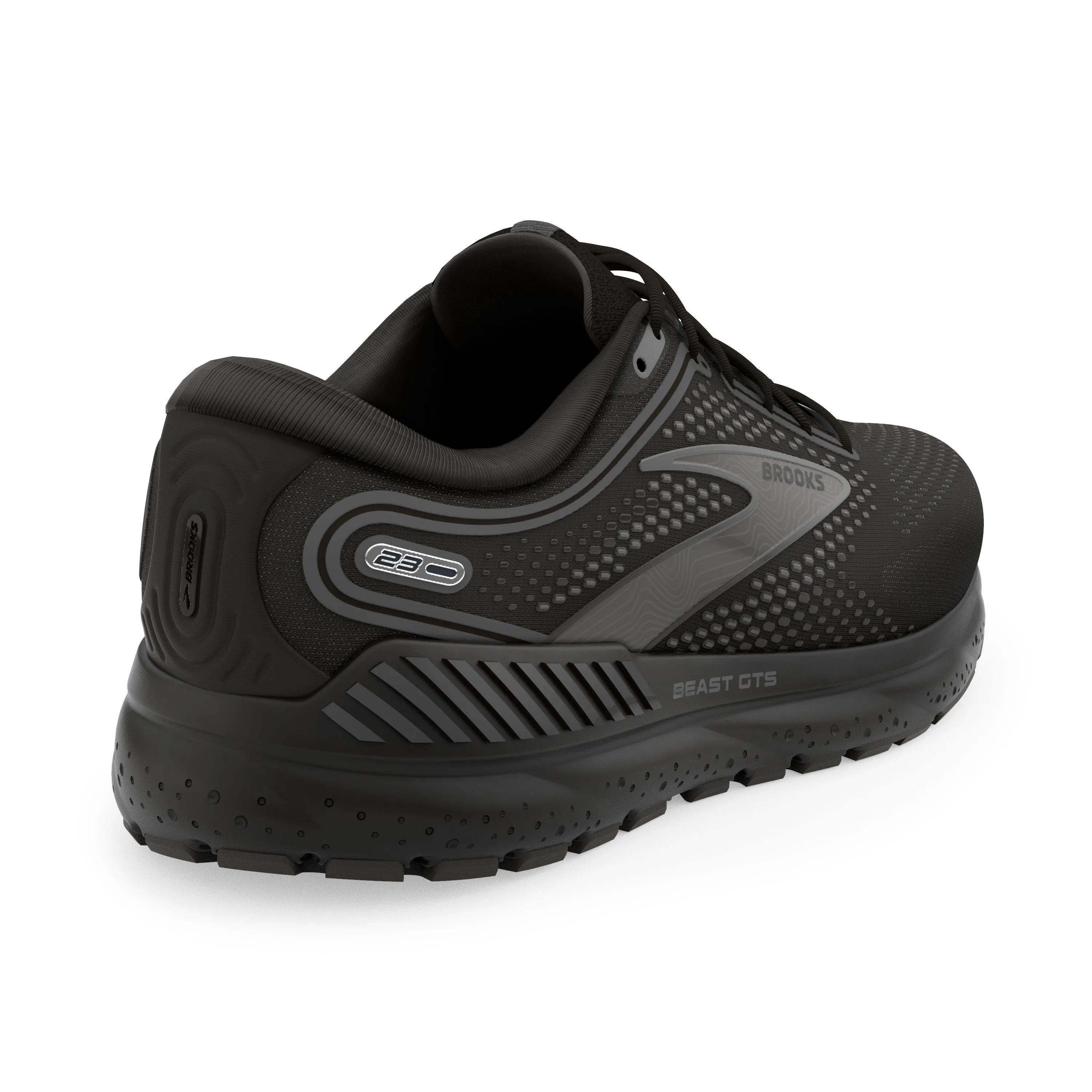 Men's Brooks Beast GTS 23 Color: Black/Gunmetal (EXTRA WIDE WIDTH)