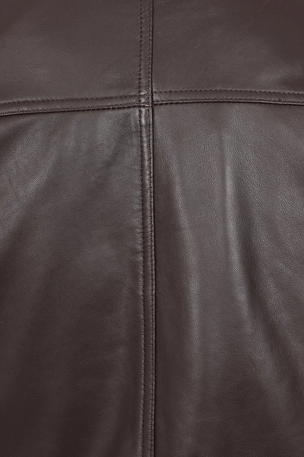 Men's Brown Classic ¾ Length Real Leather Coat 'JERRY'