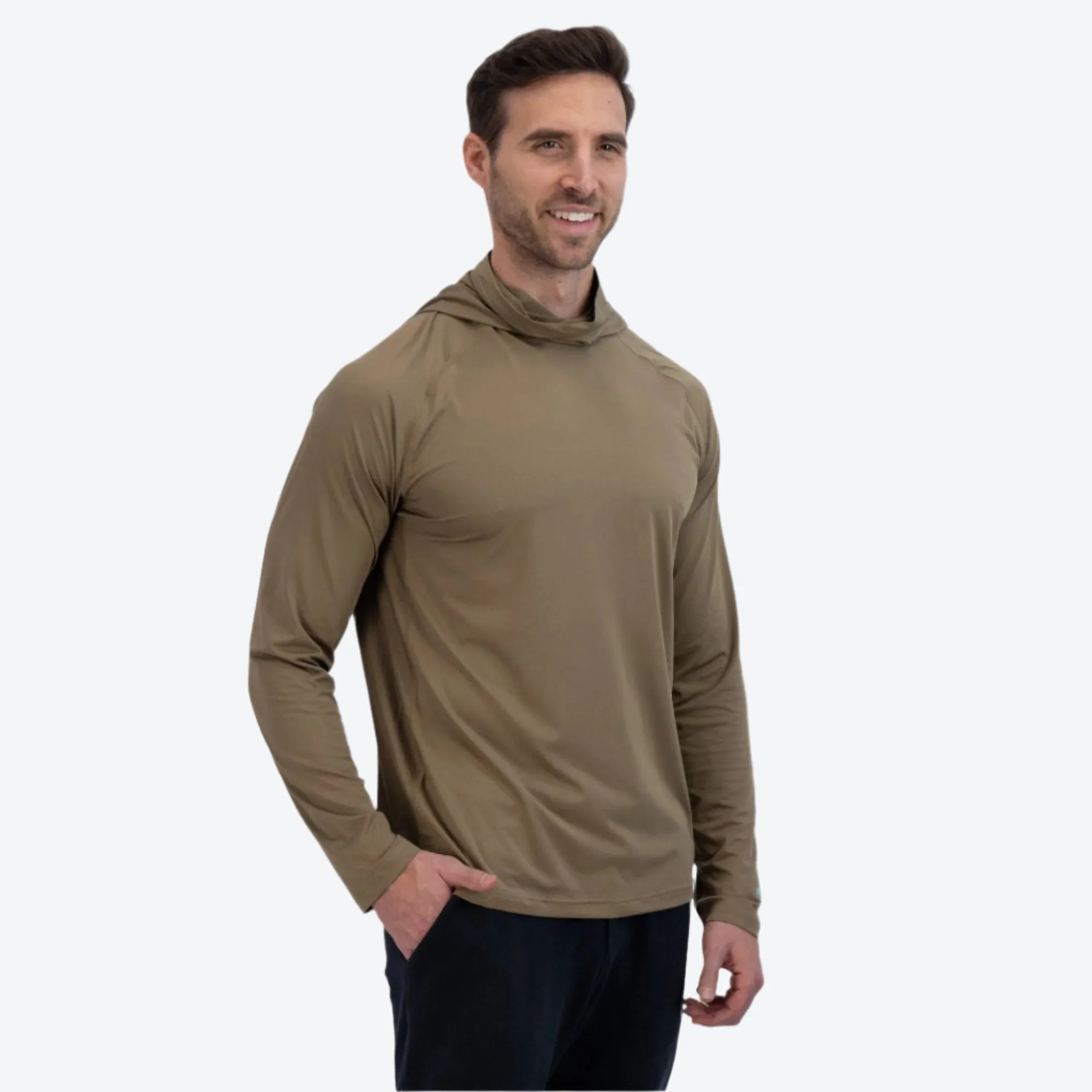 Men's Cooling Hooded LS Shirt