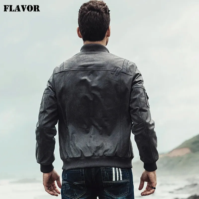 Men's Motorcycle Leather Jacket