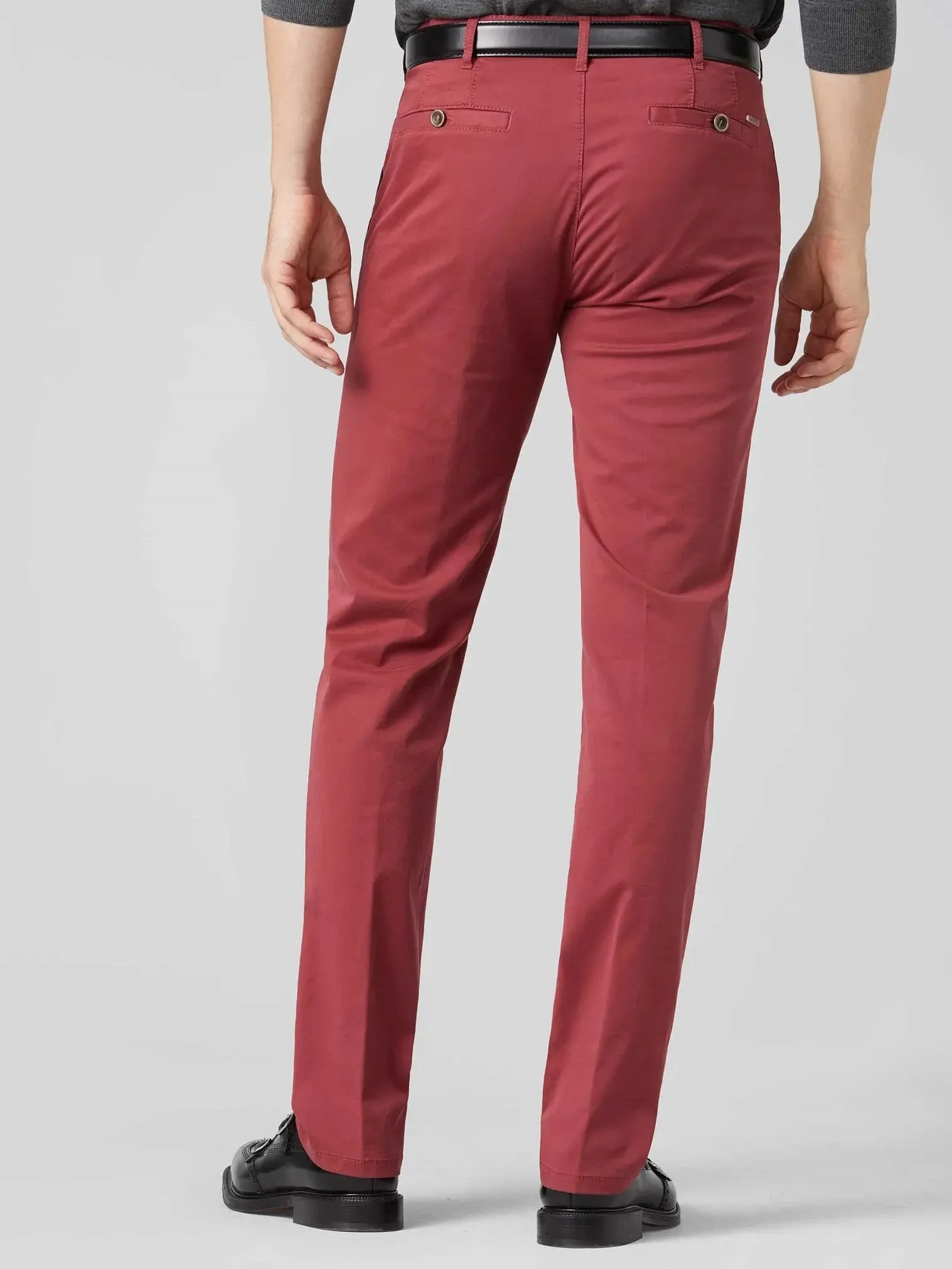 MEYER Roma Trousers - 3001 Light-Weight Cotton Chinos - Red