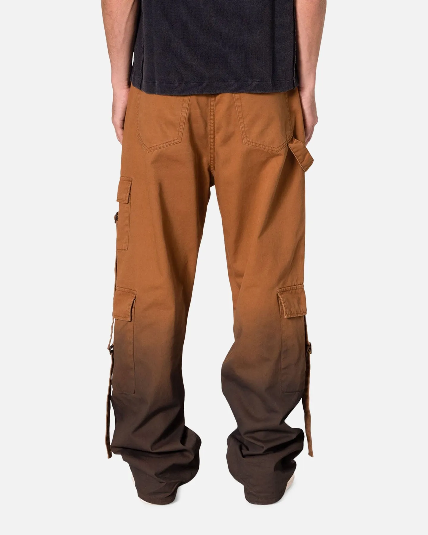 MNML Ultra Baggy Locomotive Denim Pants Brown