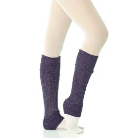 Mondor Aubergine Sparkling Junior 14"Legwarmers