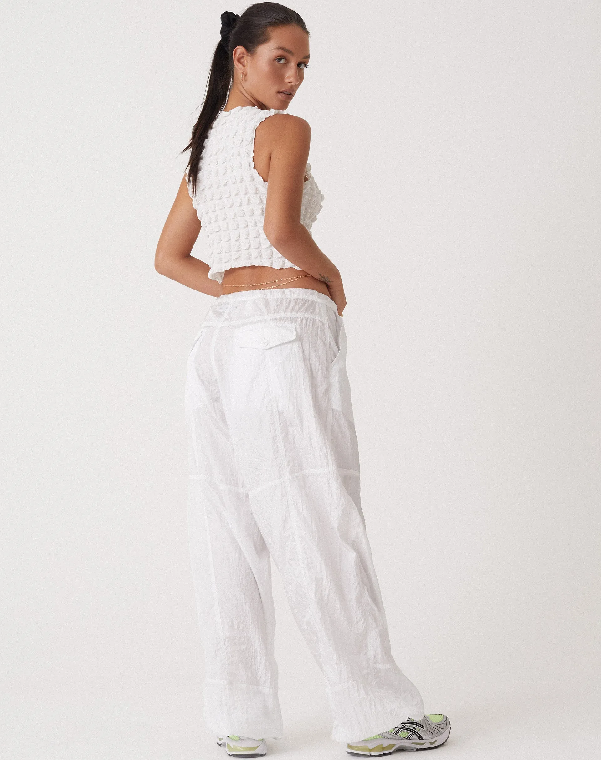 Motel x Olivia Neill Phil Trouser in Parachute Ivory