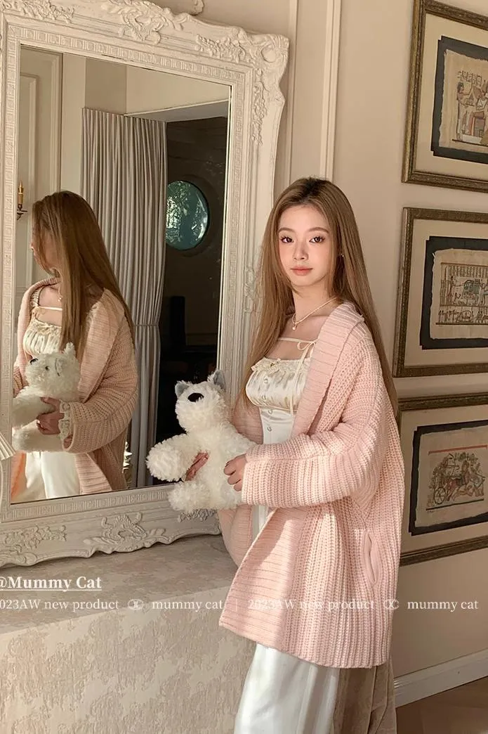 [Mummy Cat] Roseate Dream Cardigan Set